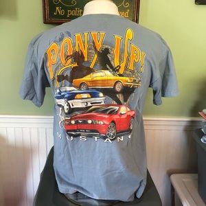 Pony Up Mustang Sports Car Crew Neck T-Shirt